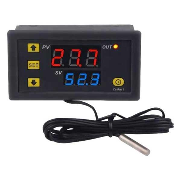 ترموستات کنترلر دما XH-W3230 با نمایشگر ولتاژ ۲۲۰ ولت